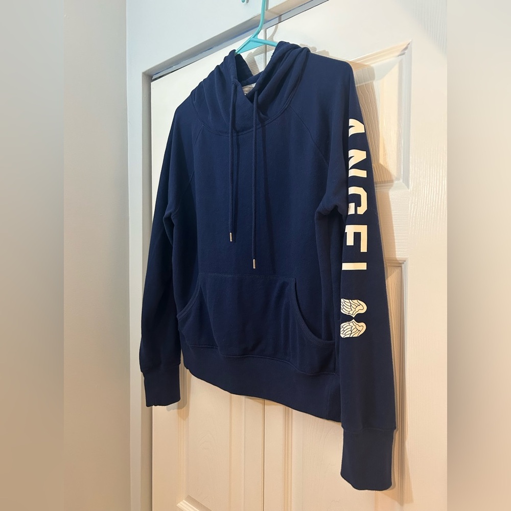 Victoria’s Secret Navy Blue Hoodie Pullover Sweatshirt Size M